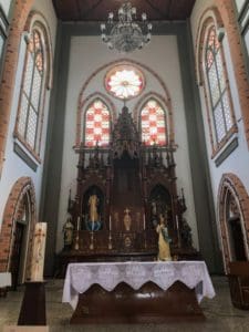 Altar of the church