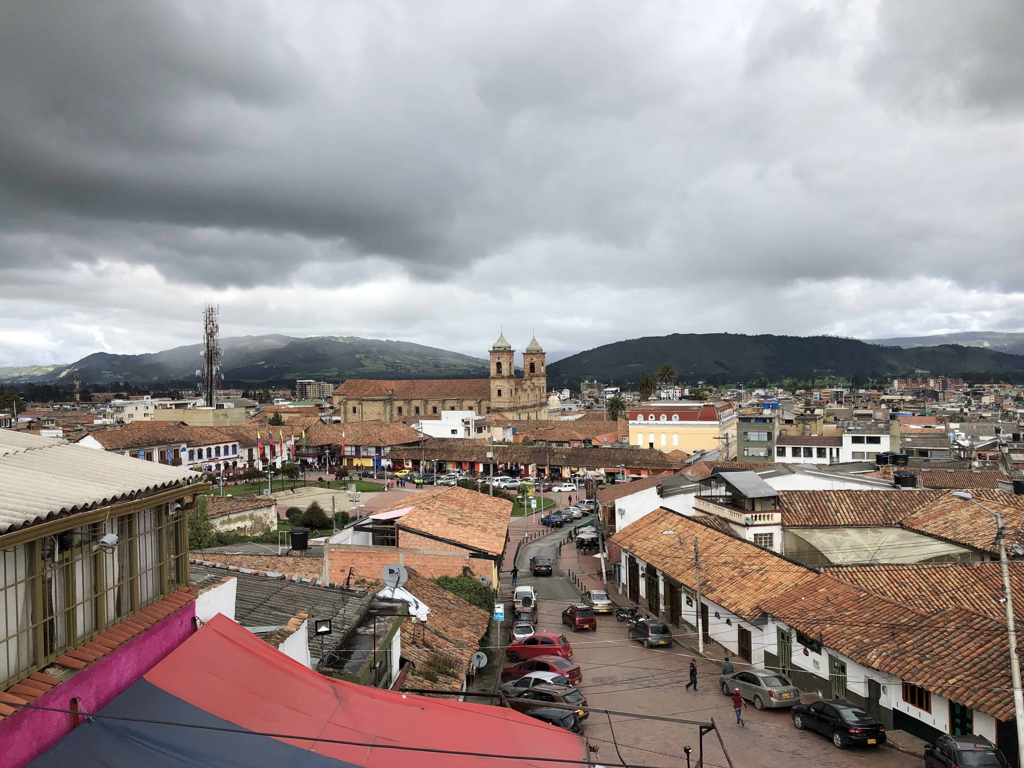 View of Zipaquirá from Our Lady of Sorrows