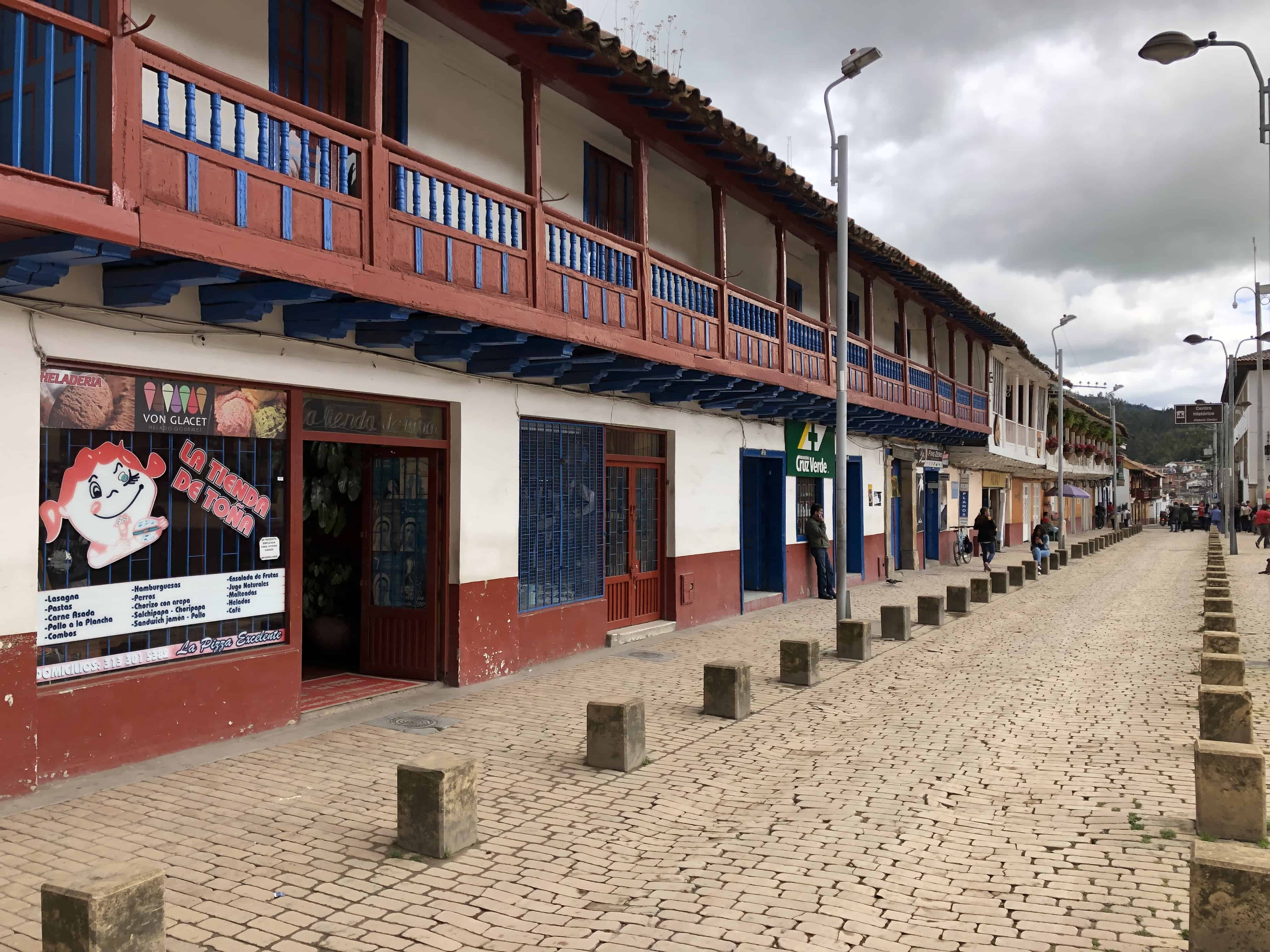 Colonial buildings on the main plaza