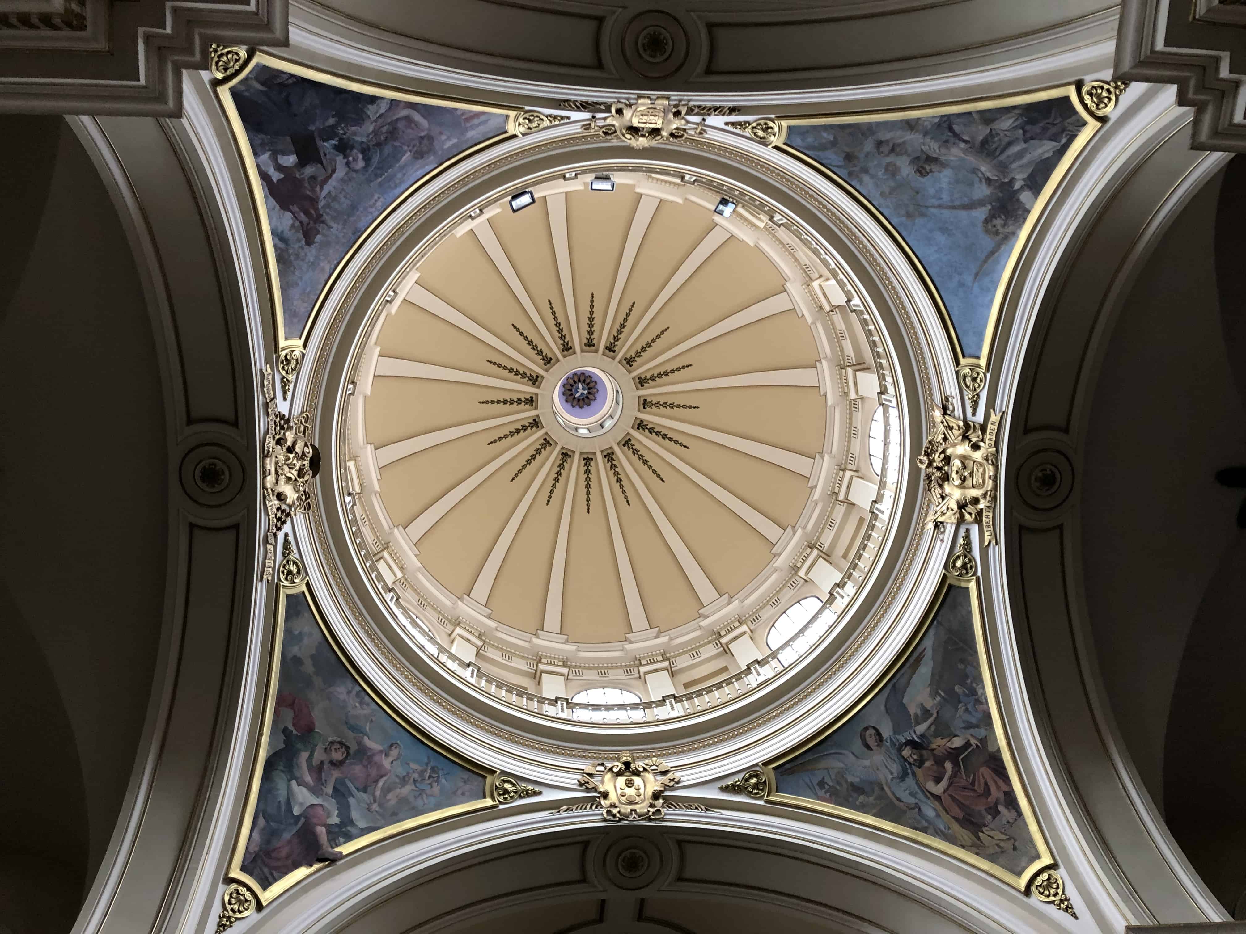 Dome in the Cathedral of Bogotá