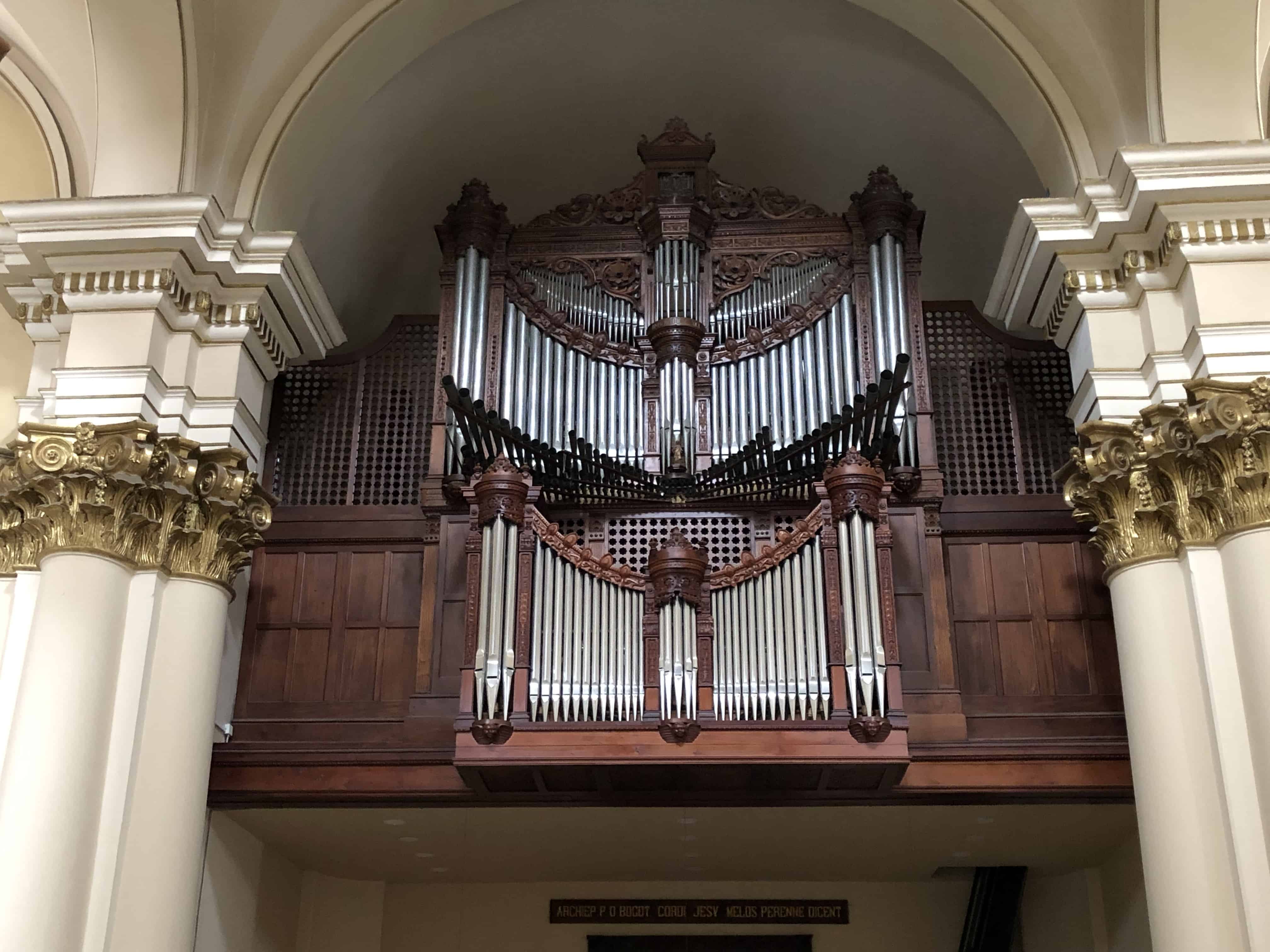 Organ in the Cathedral of Bogotá, Colombia