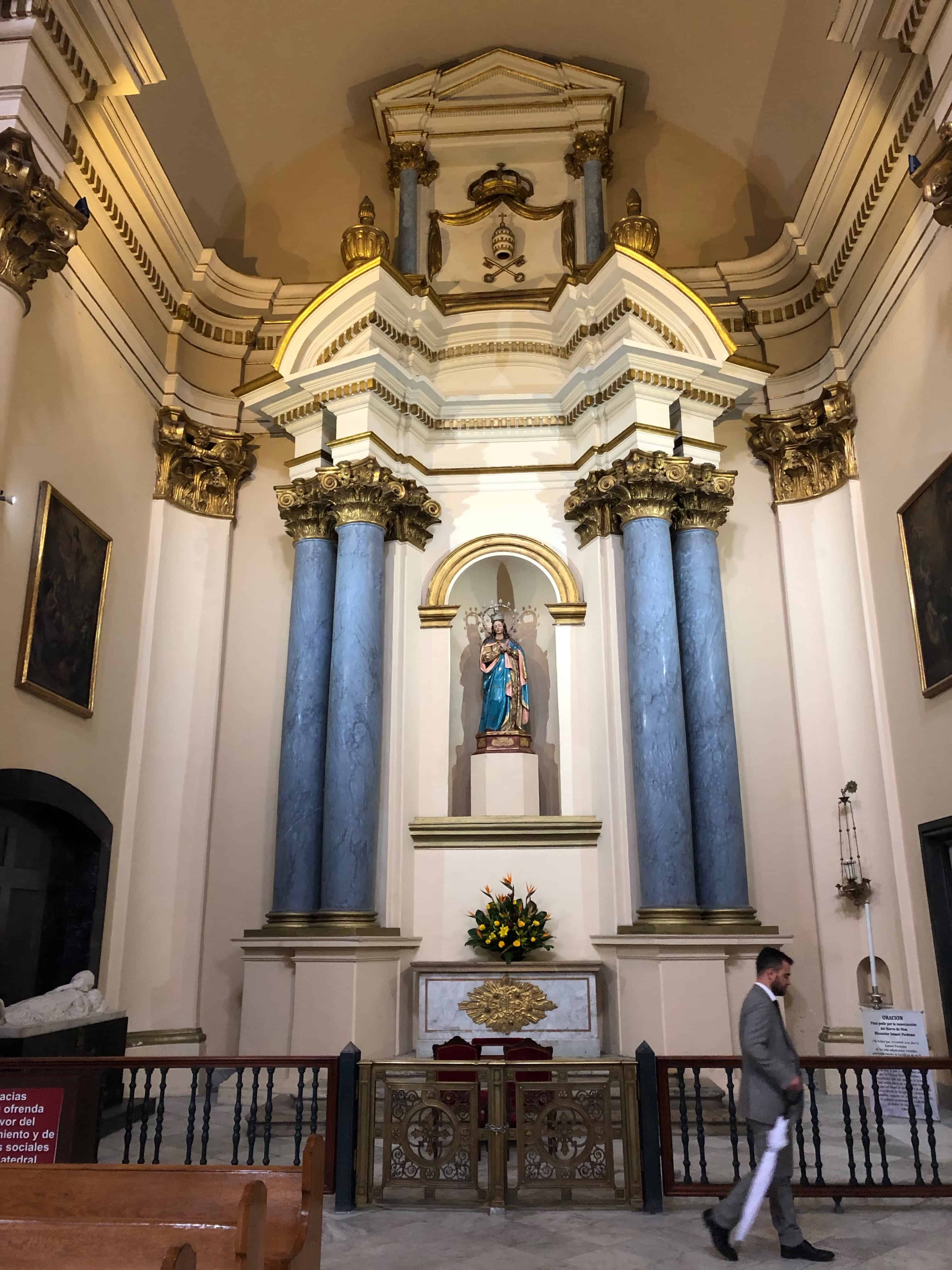Chapel of the Immaculate Conception in the Cathedral of Bogotá