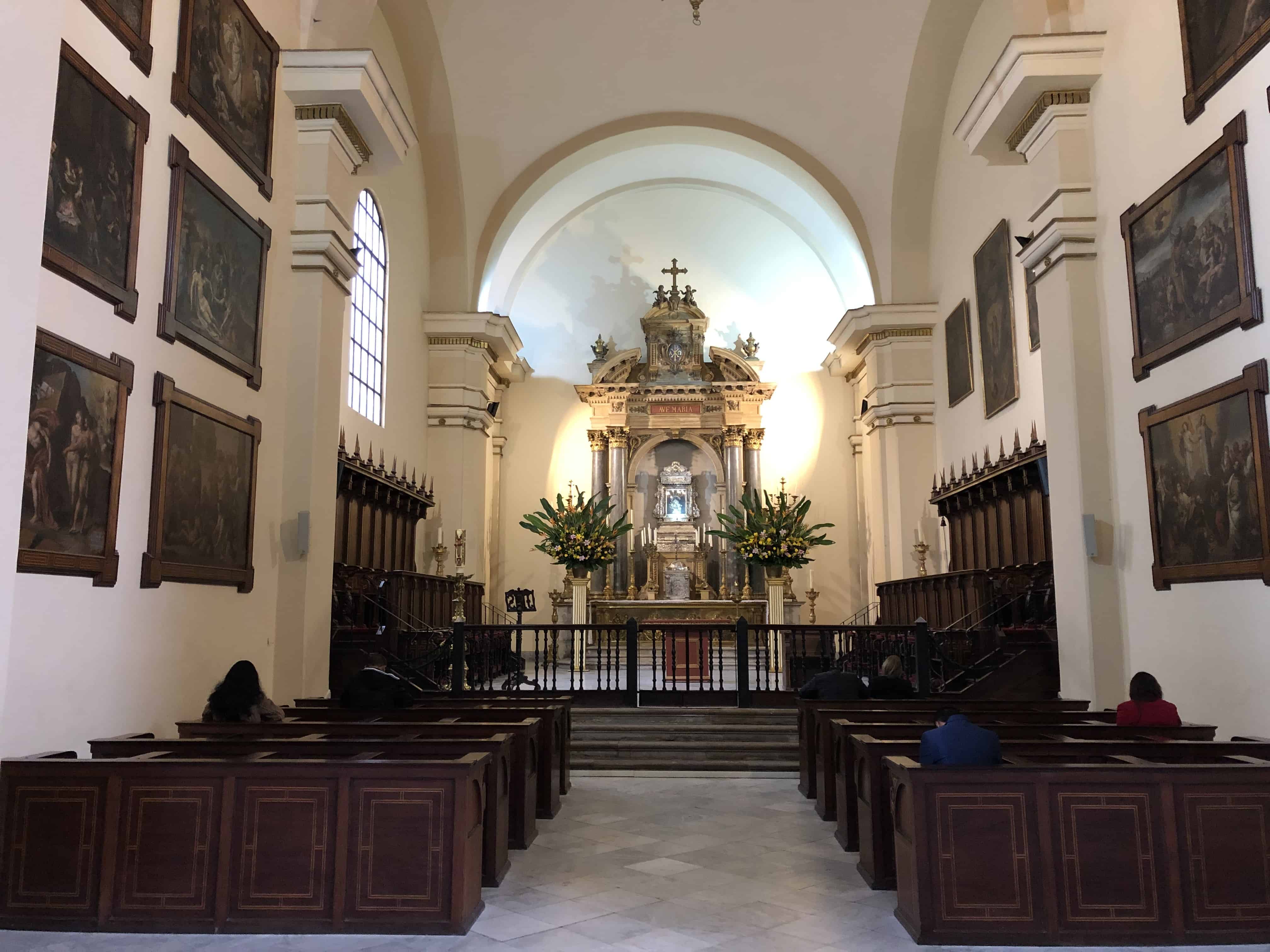 Chapel of Our Lady of El Topo in the Cathedral of Bogotá in La Candelaria, Bogotá, Colombia