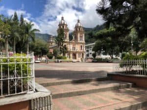 Plaza in Cajamarca, Tolima, Colombia