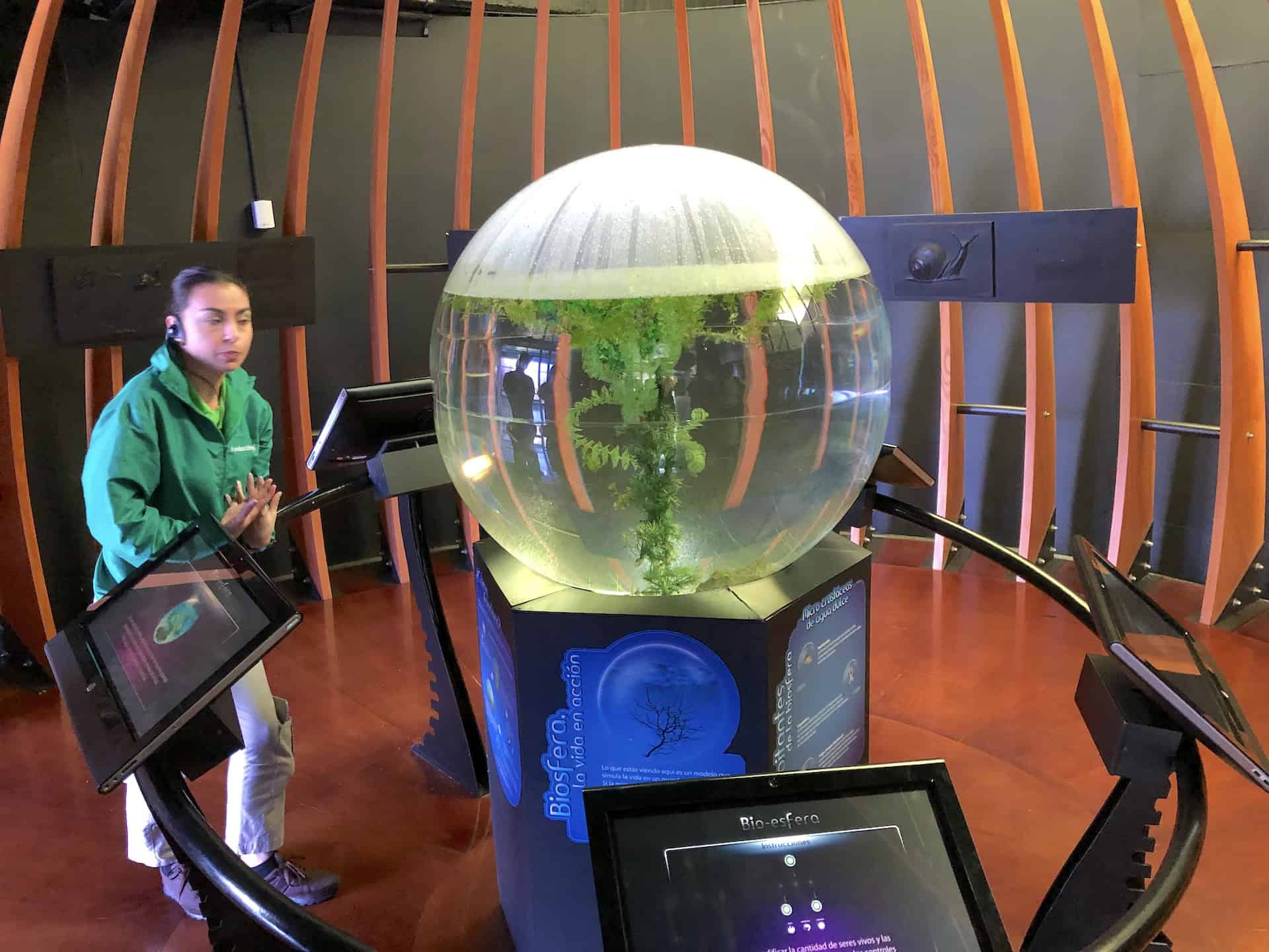 Biosphere at the Water Museum in Medellín, Antioquia, Colombia