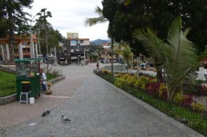 Plaza in Yarumal, Antioquia, Colombia