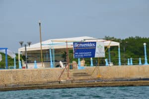 Resort at Isla Palma at the San Bernardo Islands, Colombia
