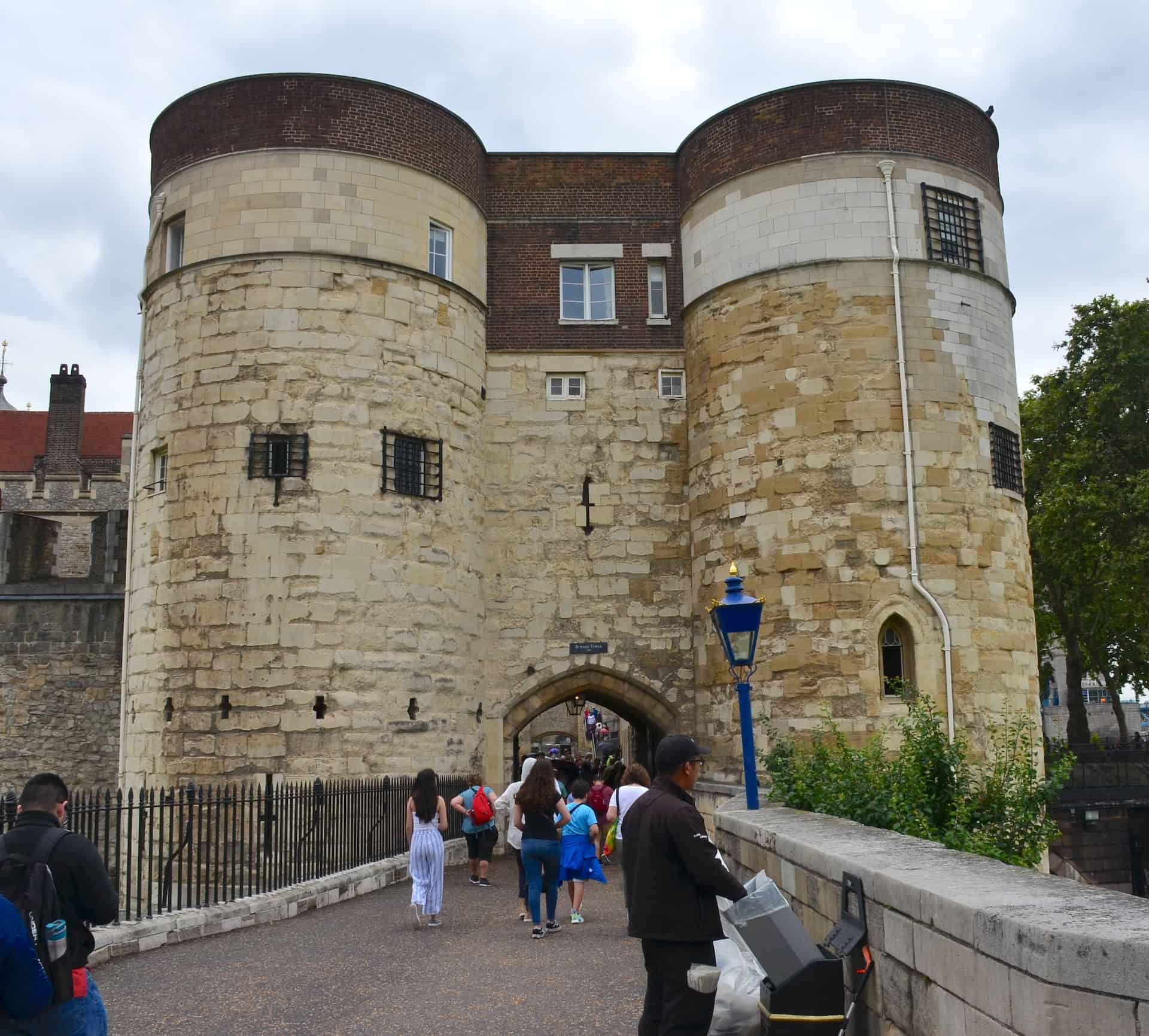 Byward Tower at the Tower of London in London, England