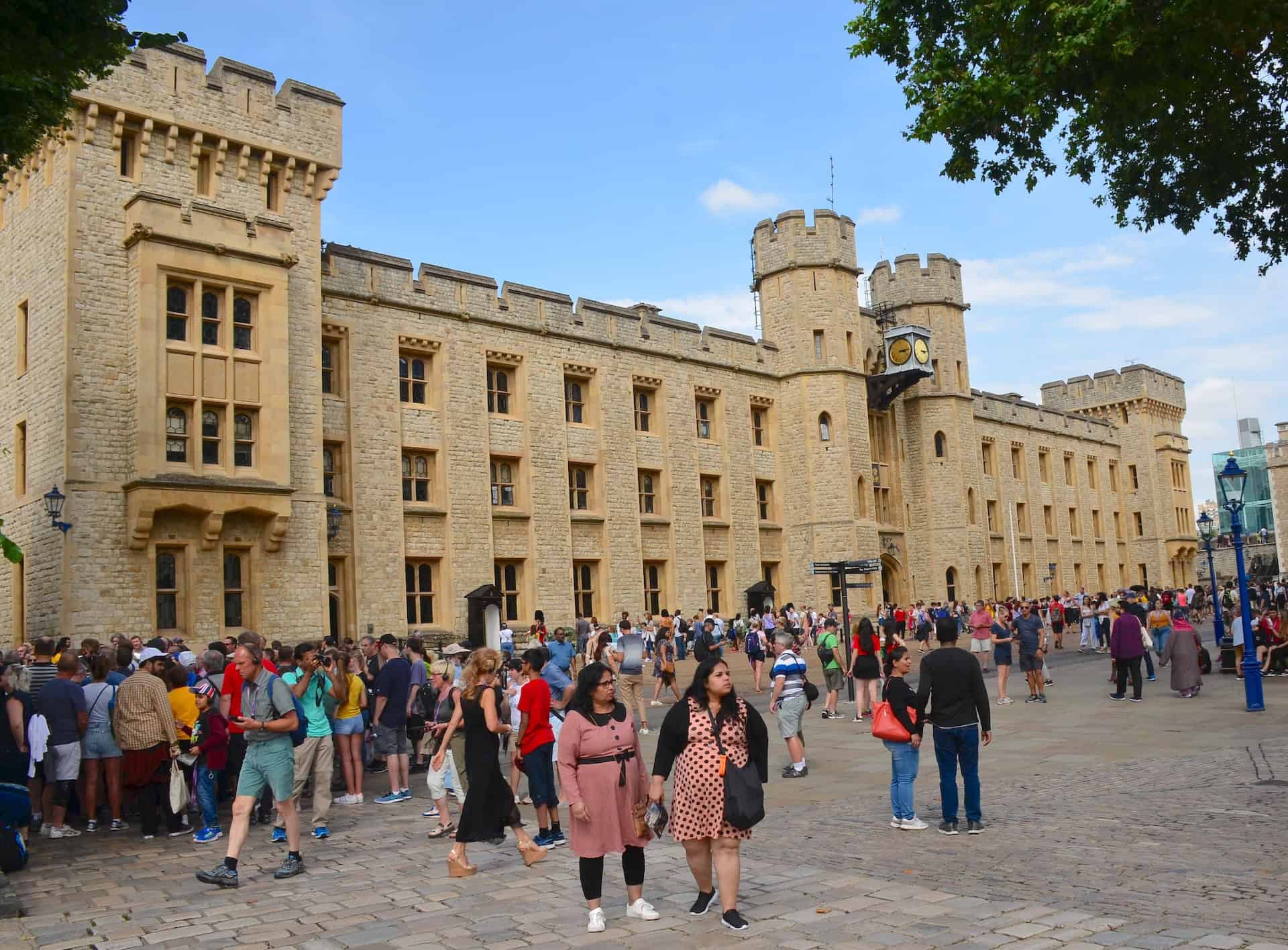 Waterloo Block in the Inner Ward of the Tower of London in London, England