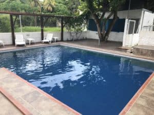 Swimming pool at Sant'Sebastian Hotel Boutique in Coveñas, Sucre, Colombia