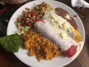 Enchiladas at El Chile Loco