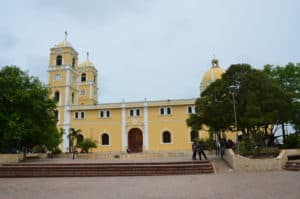 St. Francis of Assisi Cathedral at Parque Santander in Sincelejo, Sucre, Colombia