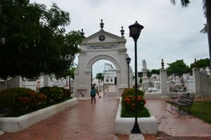Gate to the cemetery