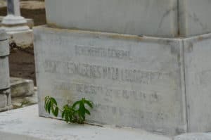 Tomb of General Hermógenes Maza at the Mompox Cemetery in Mompox, Bolívar, Colombia