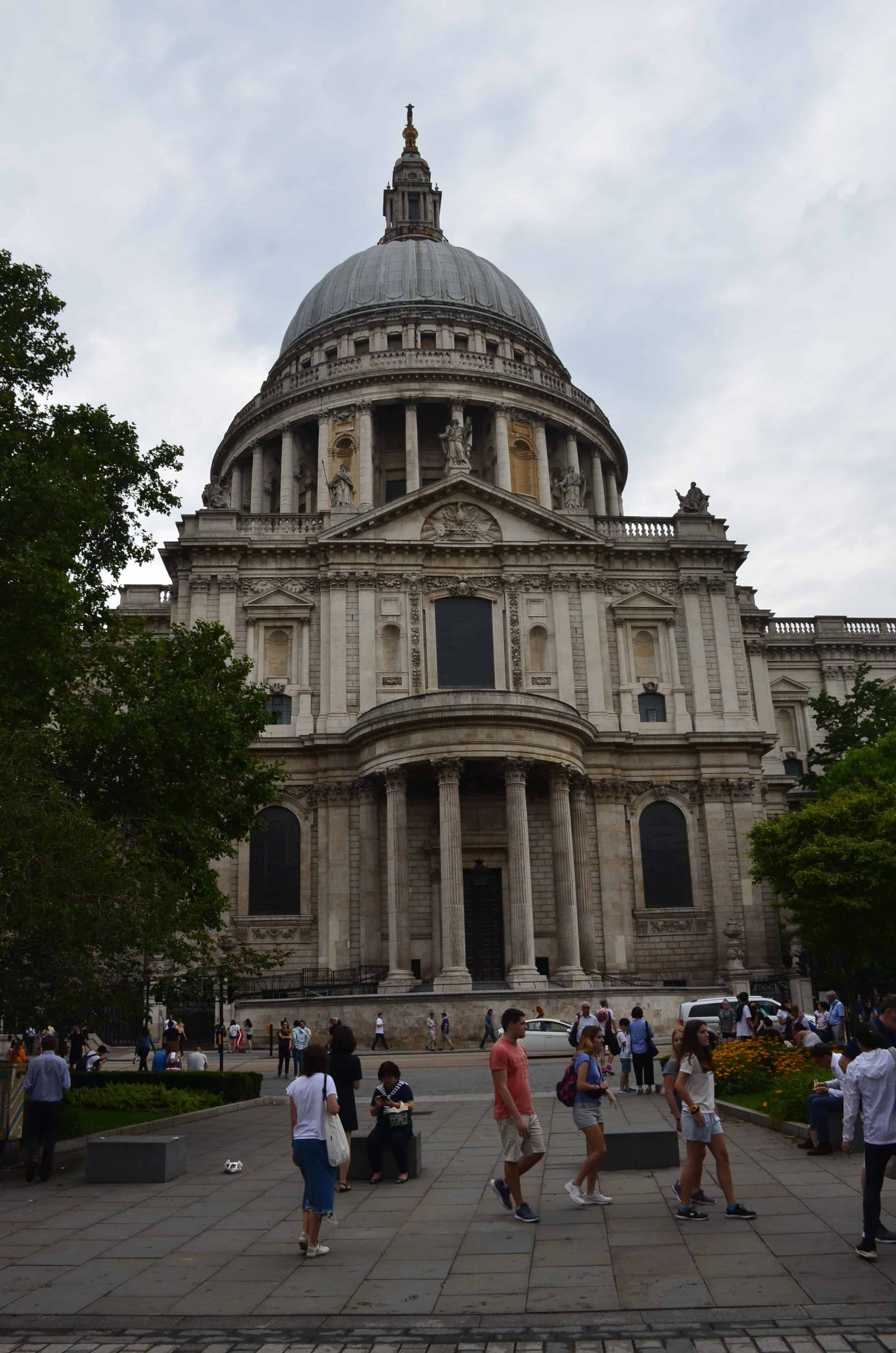 St. Paul's Cathedral in the City of London, England