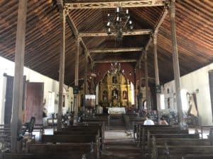 Interior of the Church of Santa Bárbara in Mompox, Bolívar, Colombia