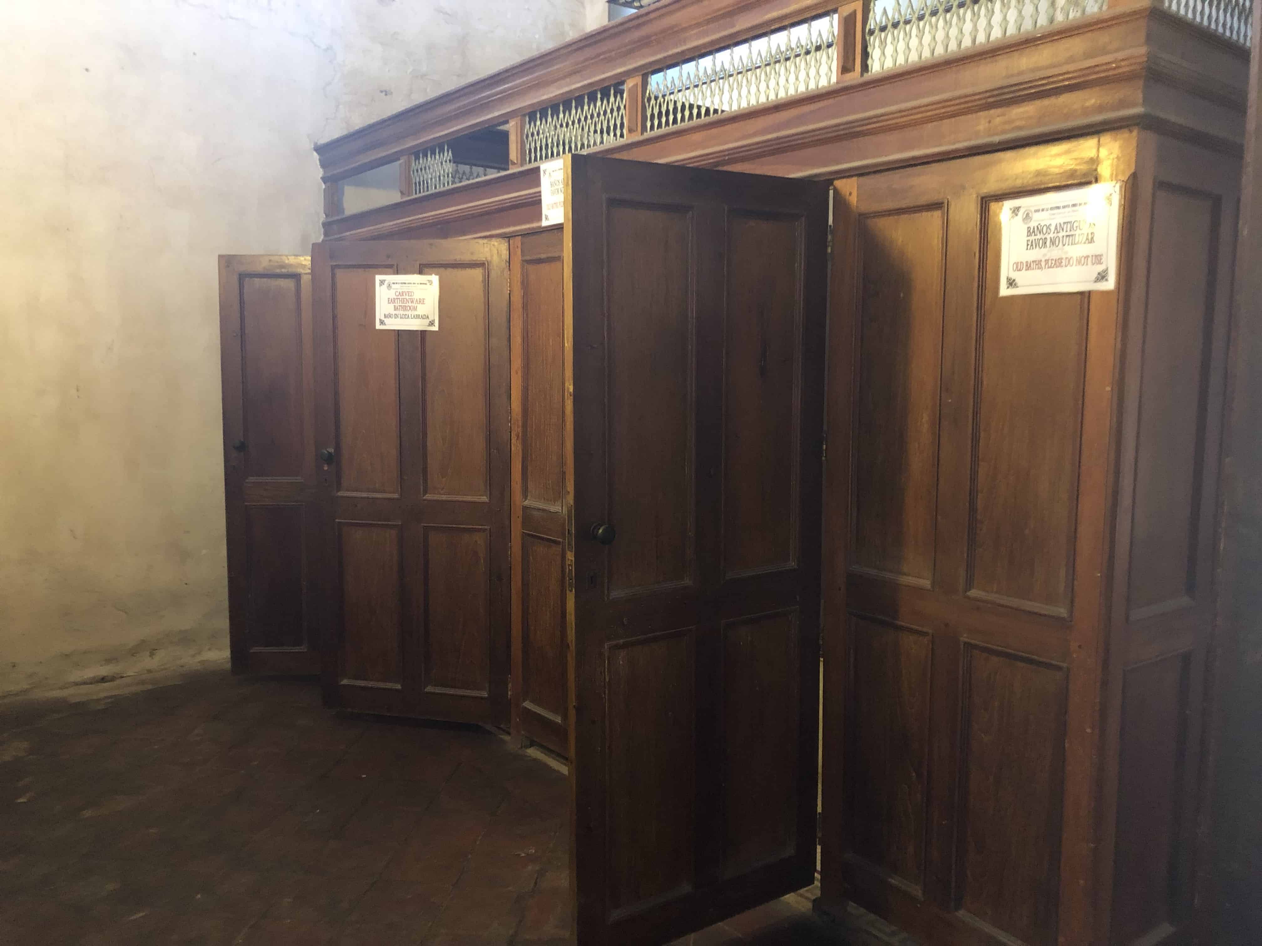 Original bathroom in the Cultural Center of Mompox, Bolívar, Colombia