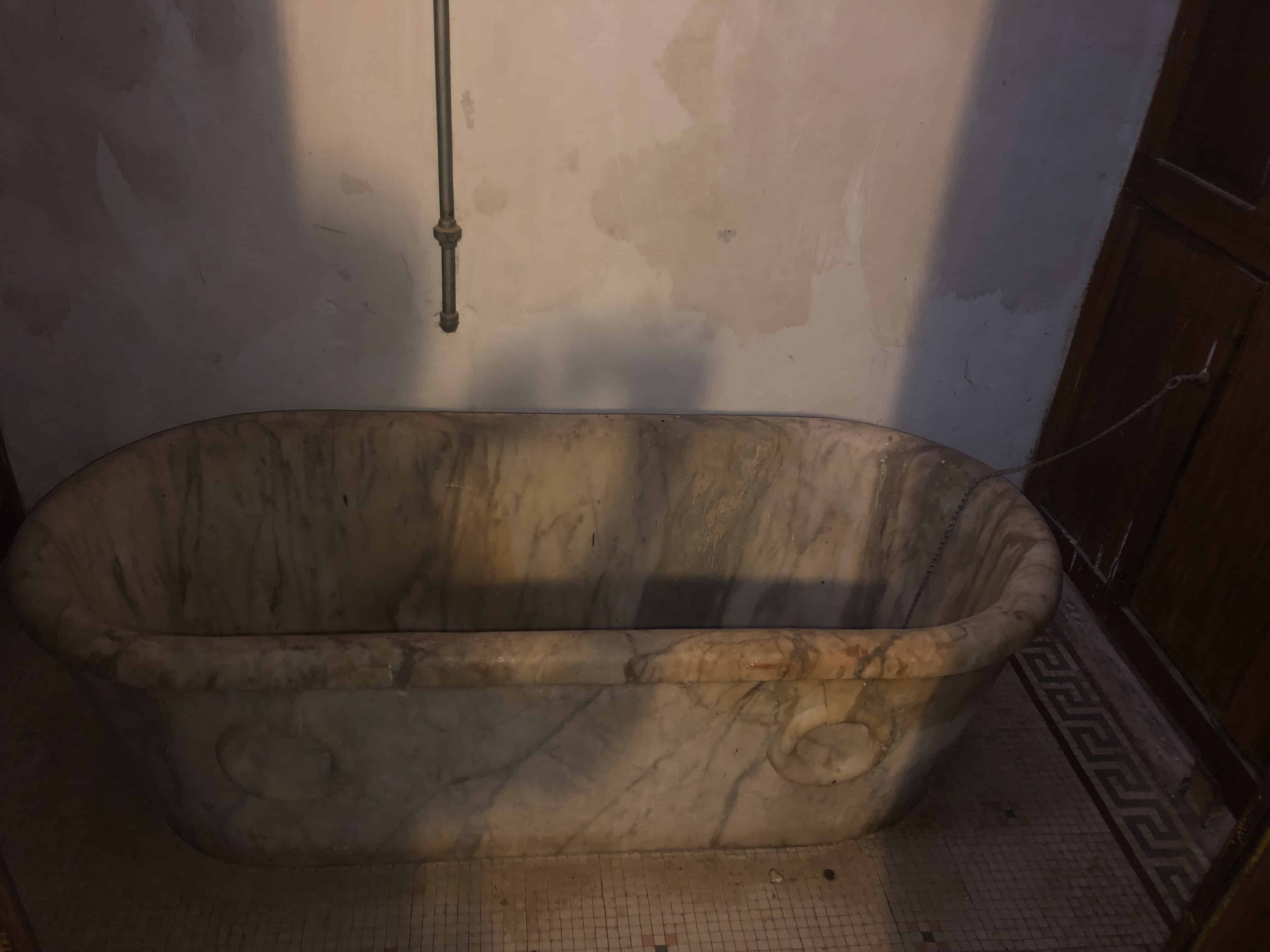 Marble bathtub