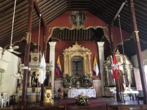Altar of the Church of San Agustín
