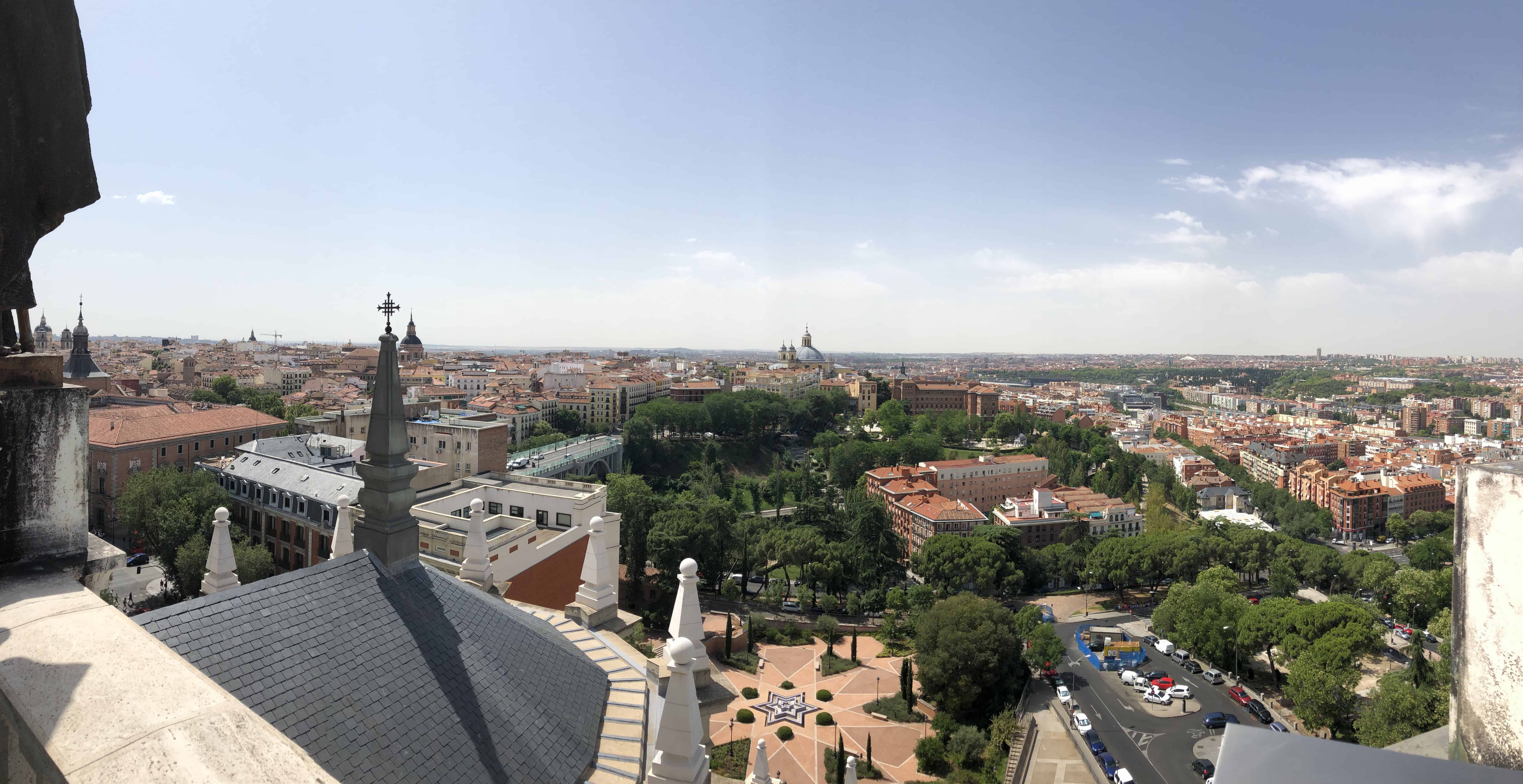 Panoramic view to the south