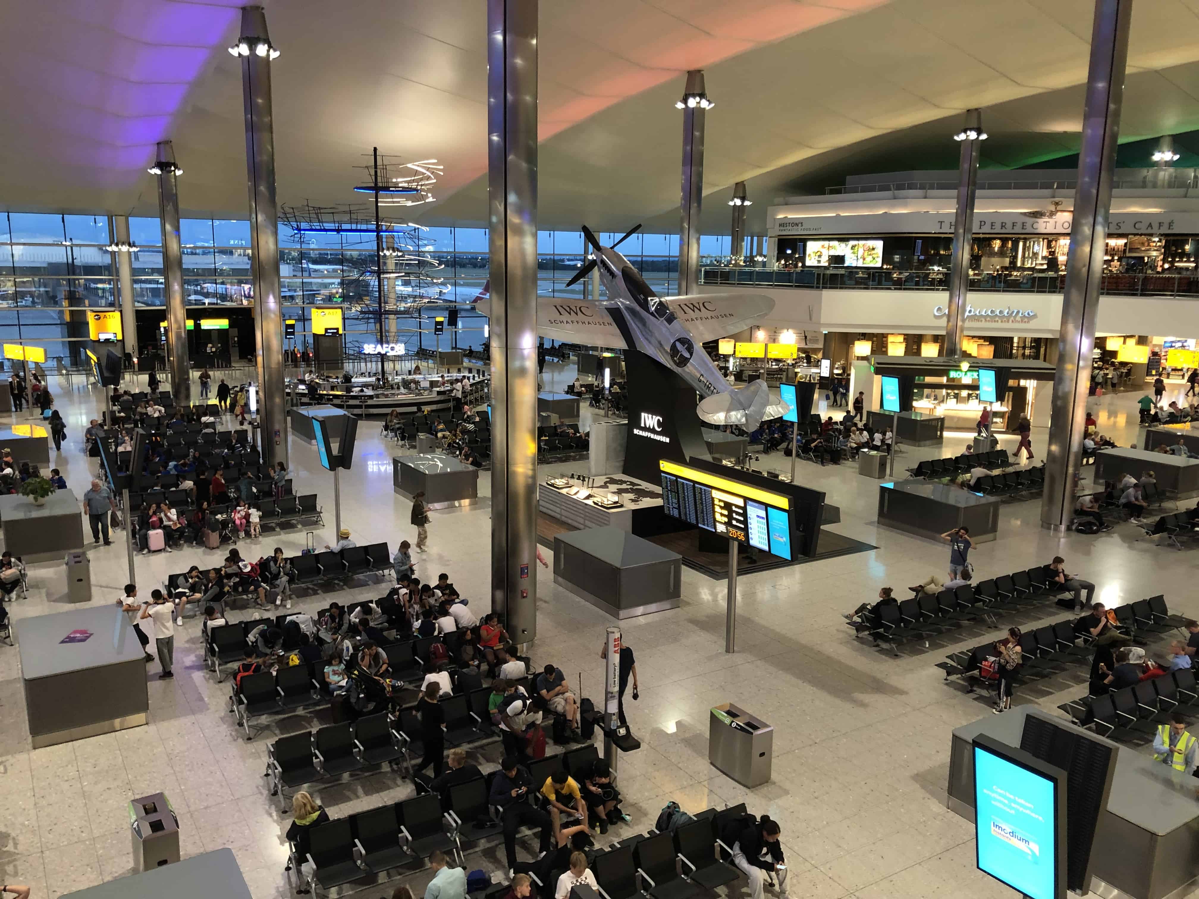 Heathrow Airport Terminal 2 in London, England