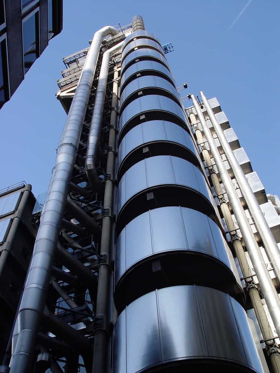 Lloyd's Building in the City of London, England
