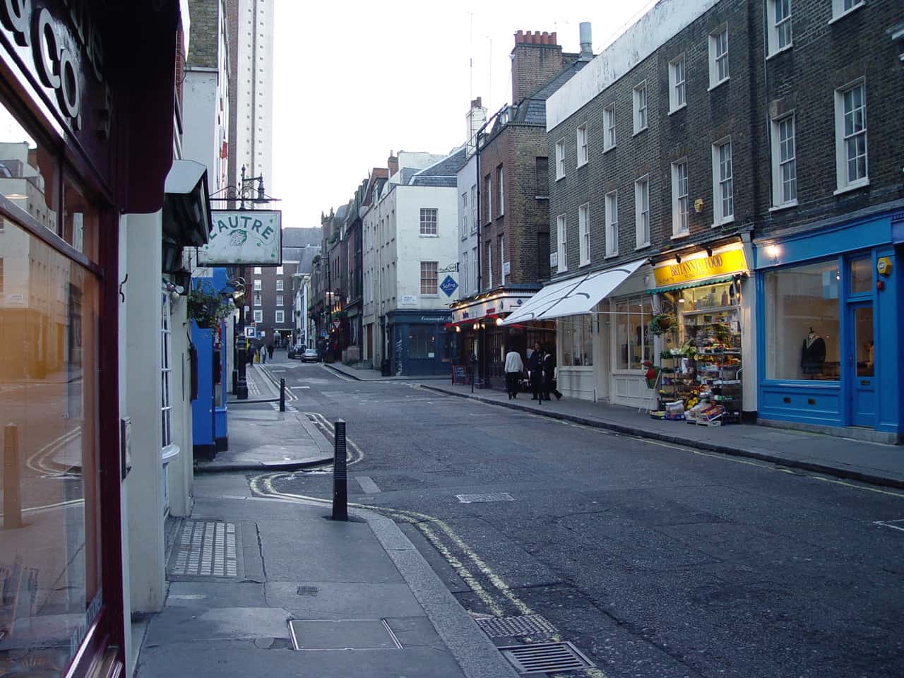 Shepherd Street in Westminster, London, England