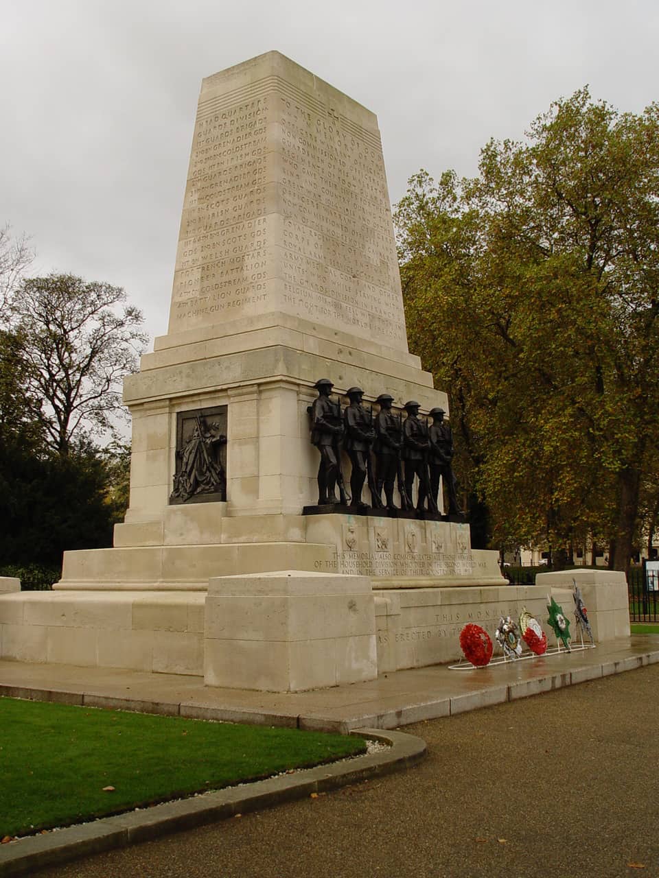 Guards Memorial in Westminster, London, England