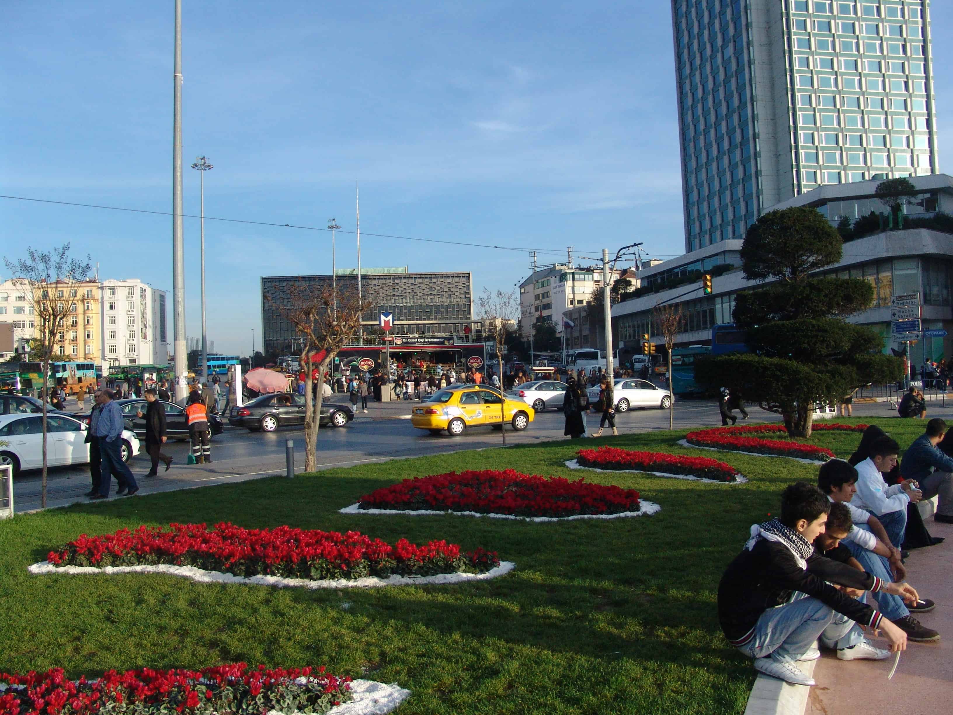 Looking towards the old Atatürk Cultural Center in November 2010