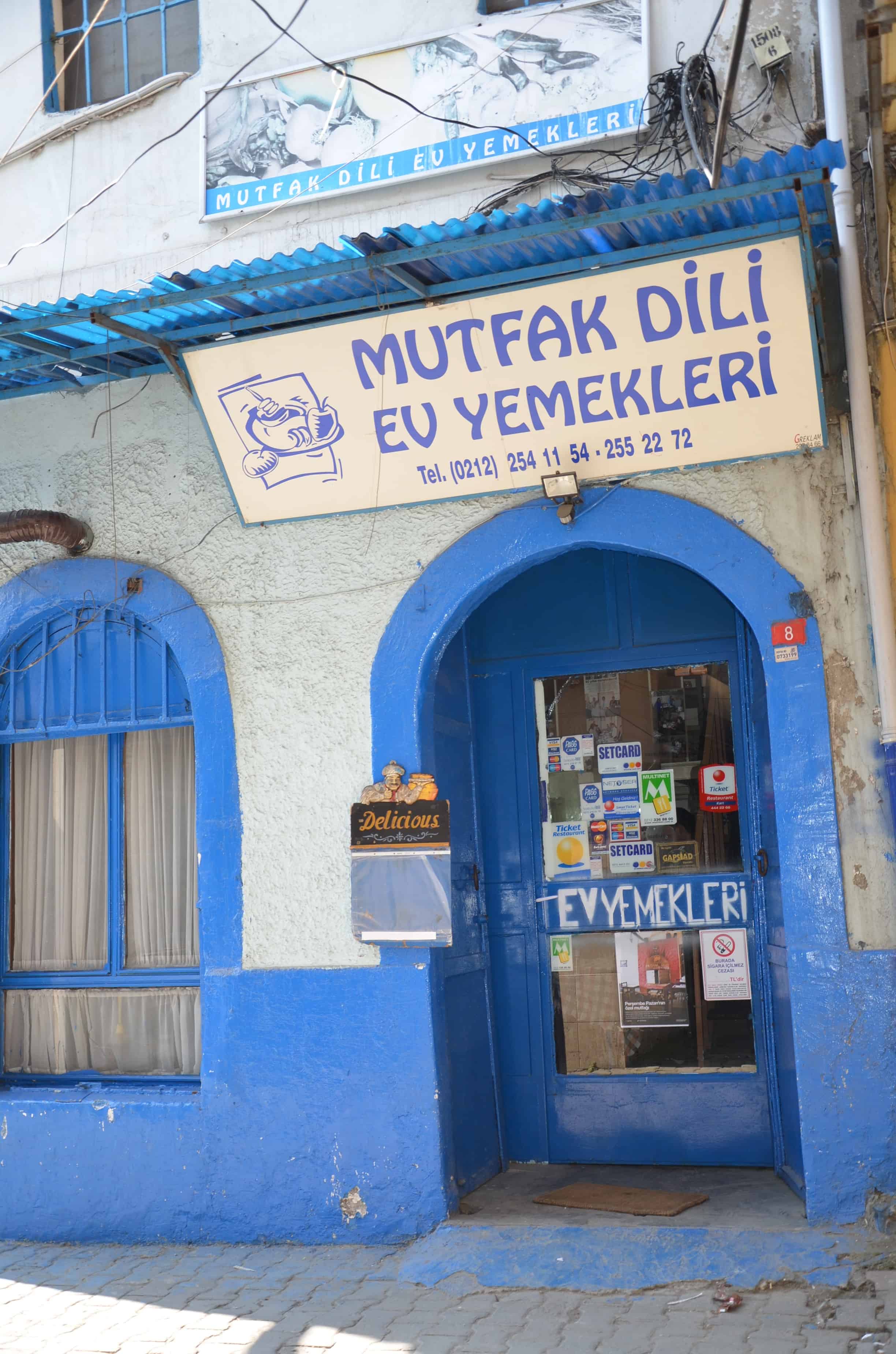 Mutfak Dili Ev Yemekleri in Karaköy, Beyoğlu, Istanbul, Turkey