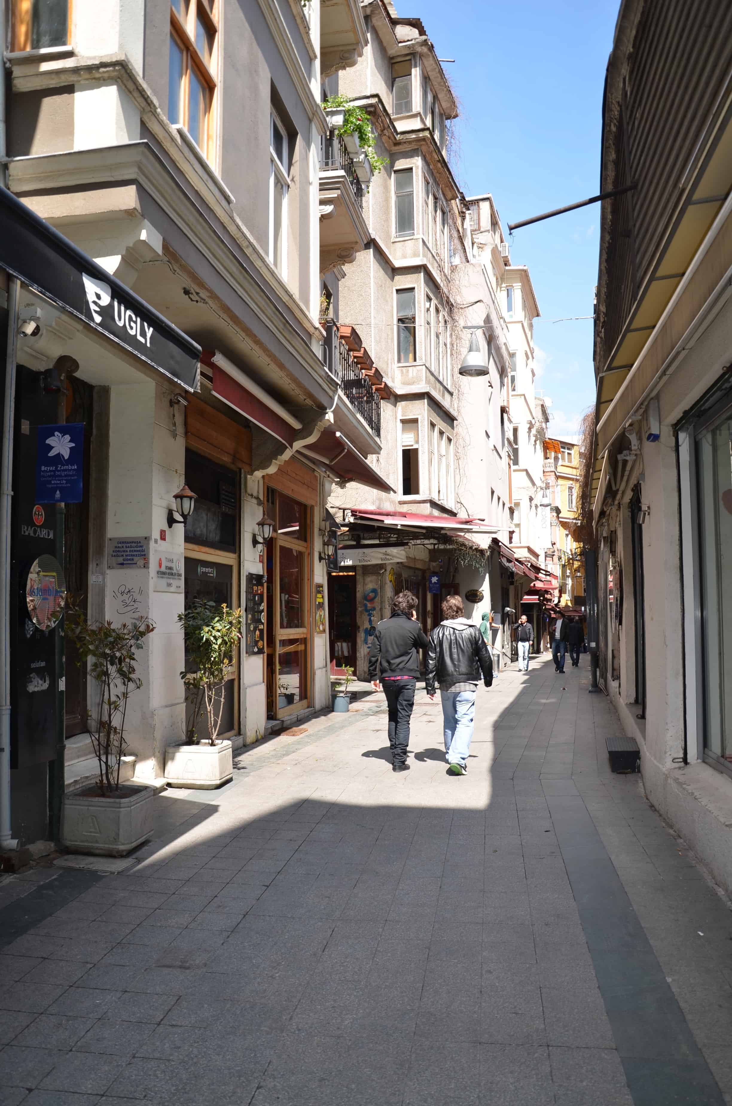 Sofyalı Street in Istanbul, Turkey
