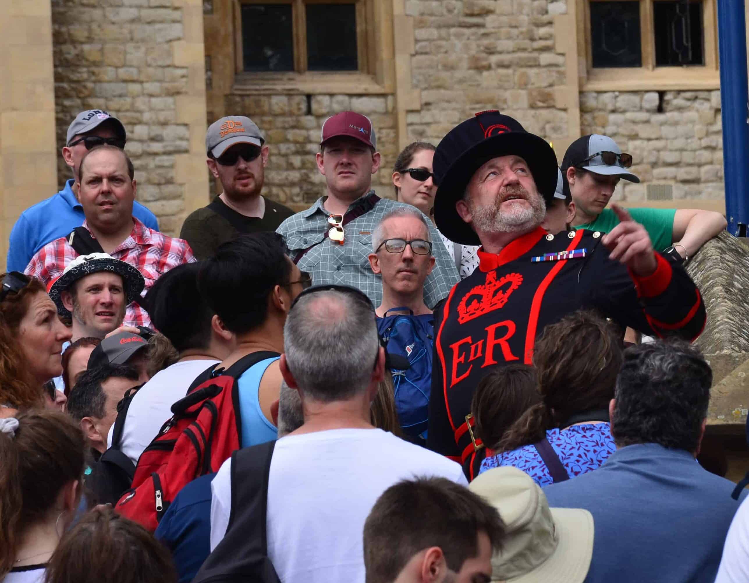 Yeoman Warder tour at the Tower of London, England