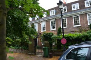 Home of Dame Gladys Cooper in Highgate, London, England