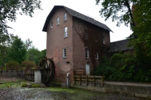 Wood's Historic Grist Mill at Deep River County Park in Hobart, Indiana