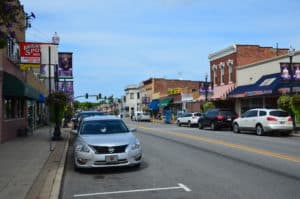 Main Street in Hobart, Indiana