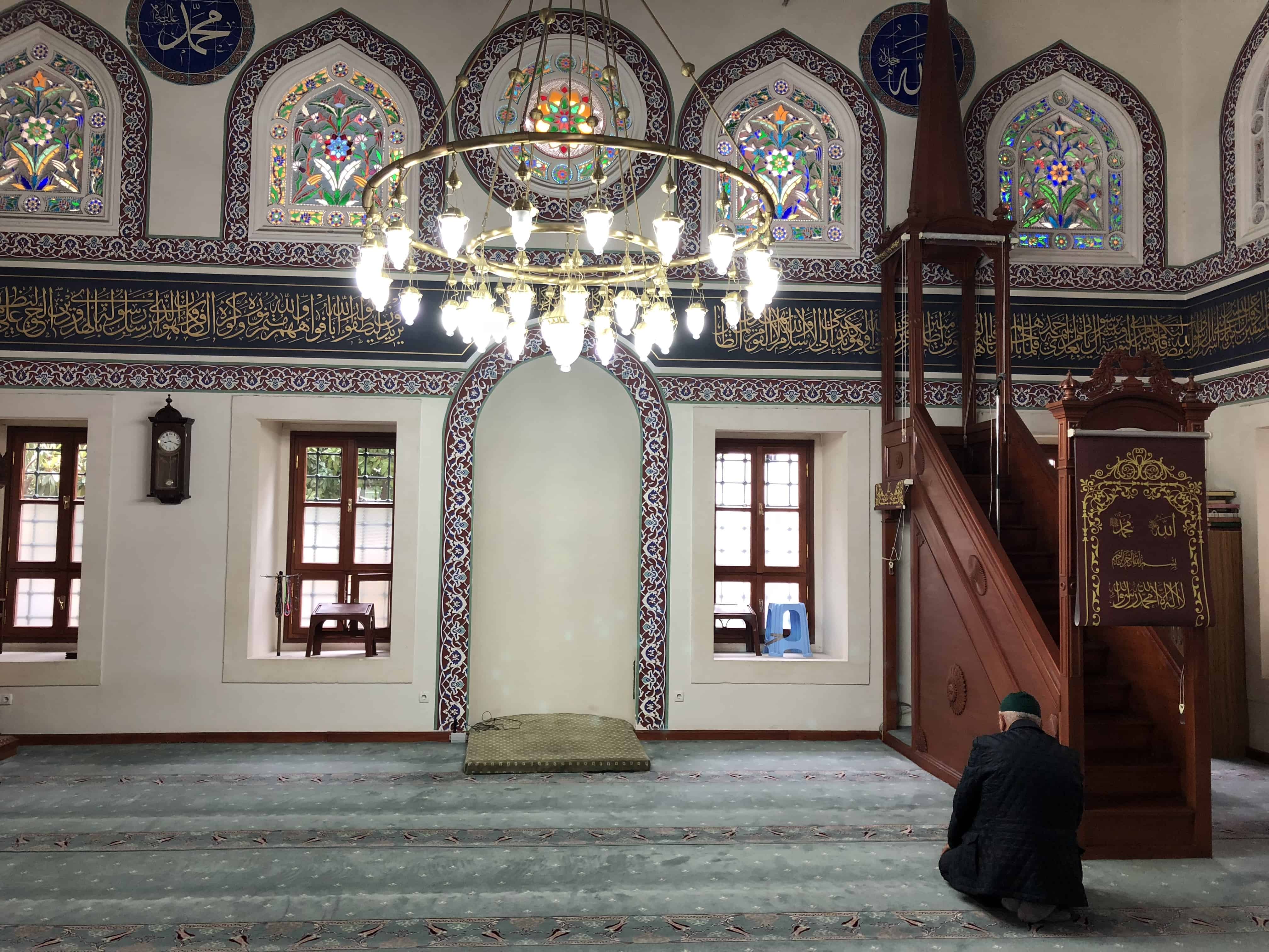 Hüseyin Ağa Mosque on Istiklal Street in Istanbul, Turkey