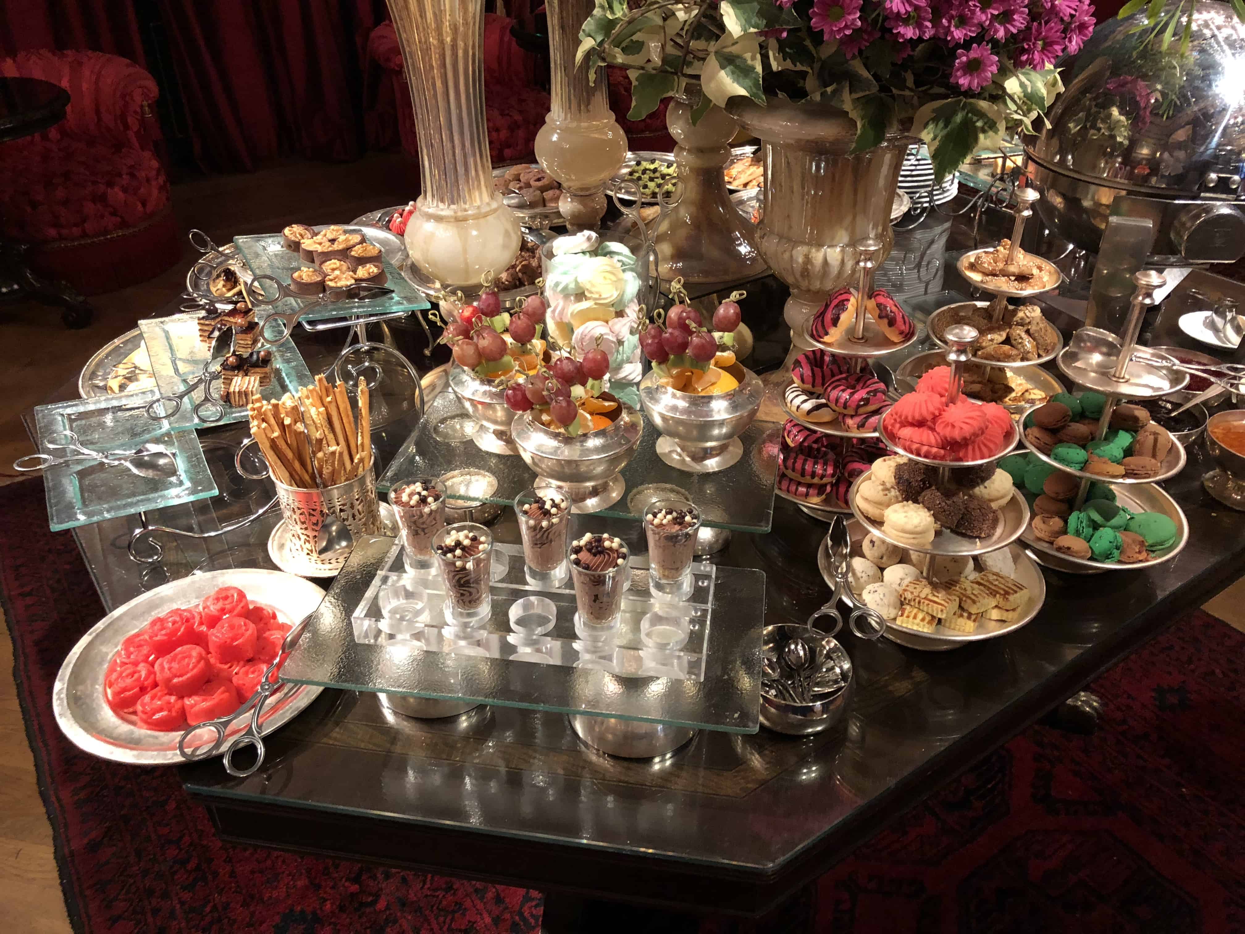 English afternoon tea at the Pera Palace Hotel in Istanbul, Turkey