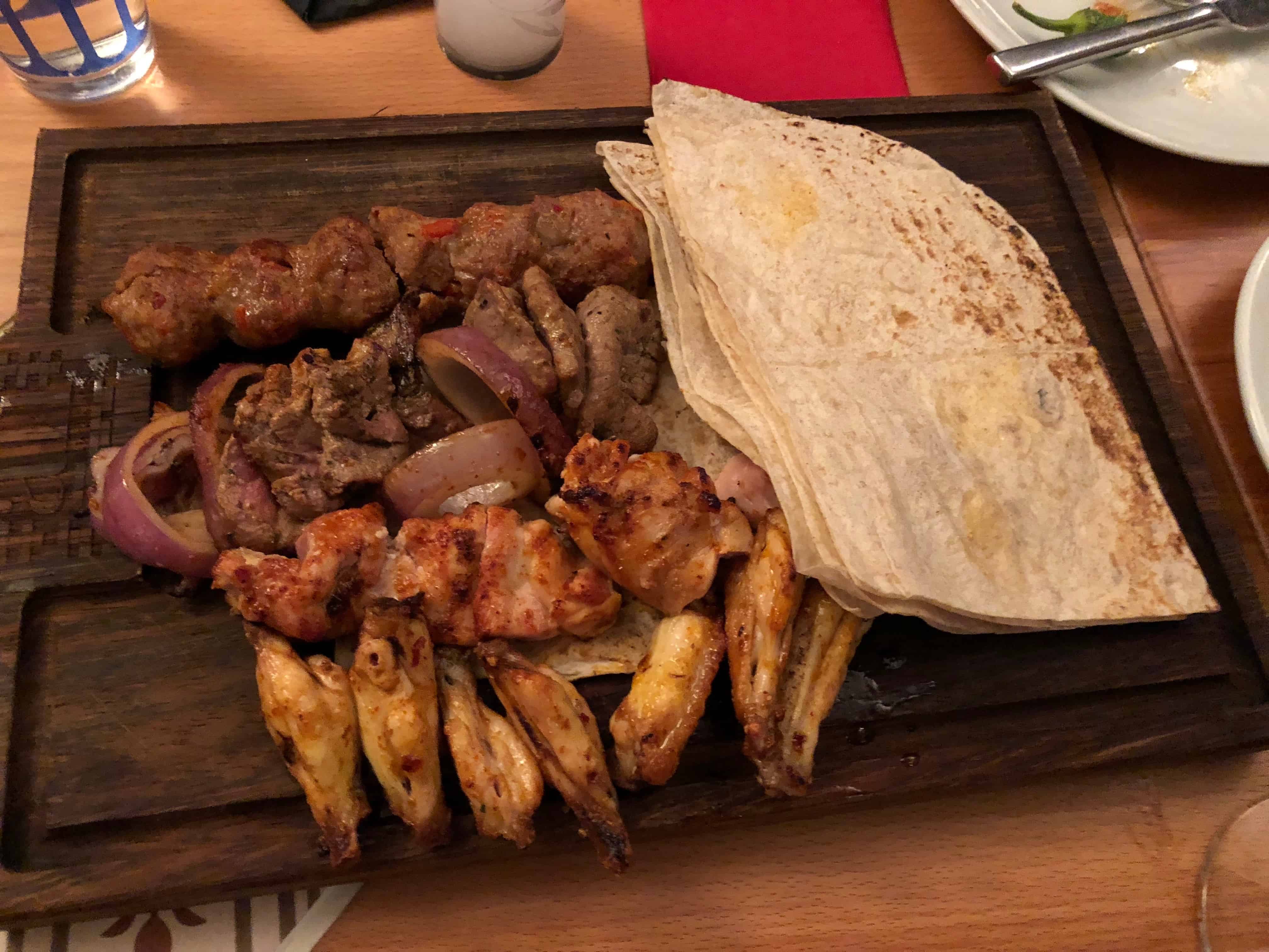 Assorted kebabs at Ali Ocakbaşı