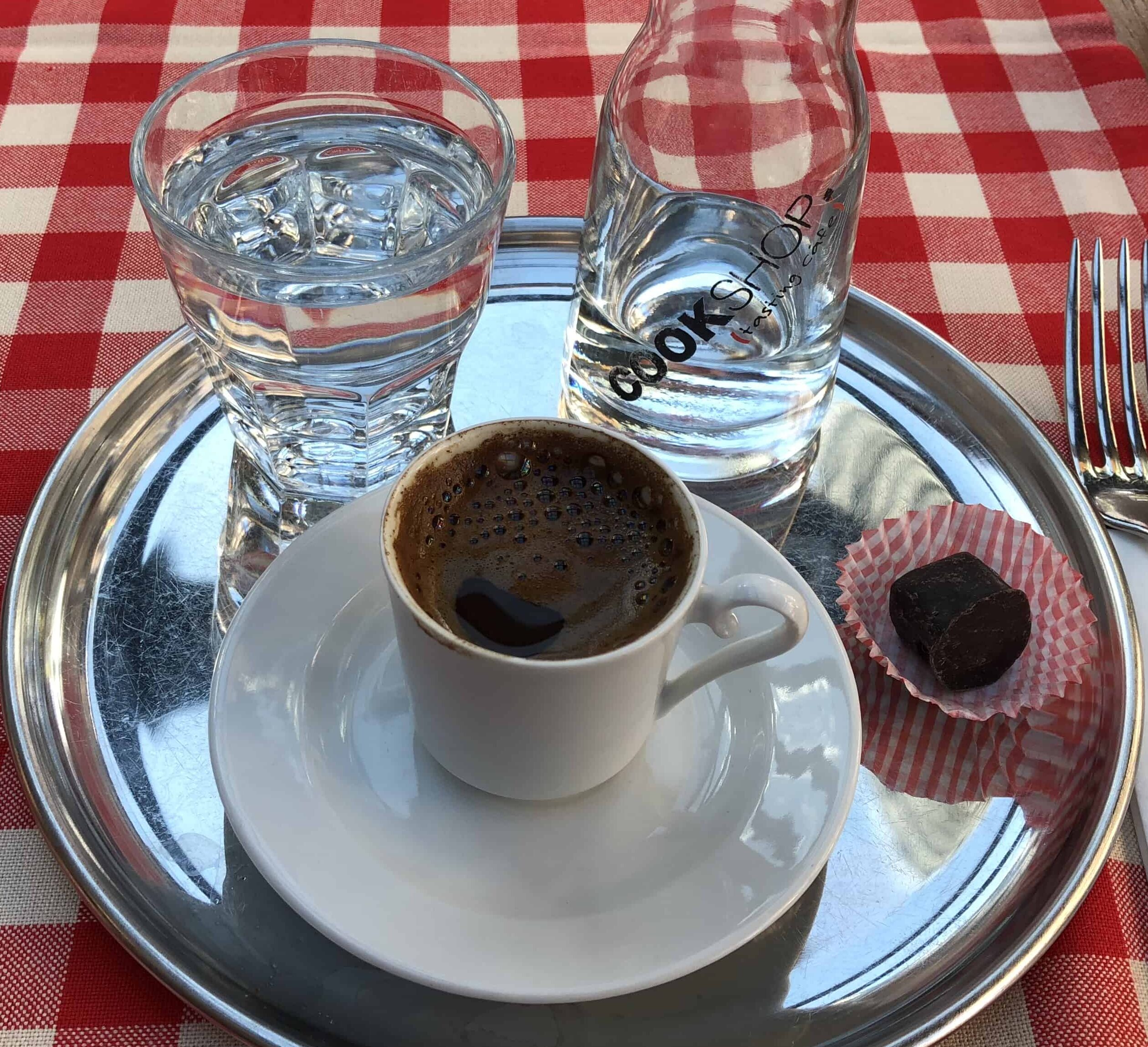 Turkish coffee at CookShop