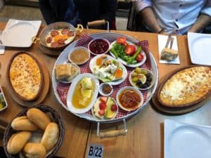 Turkish breakfast at Mado