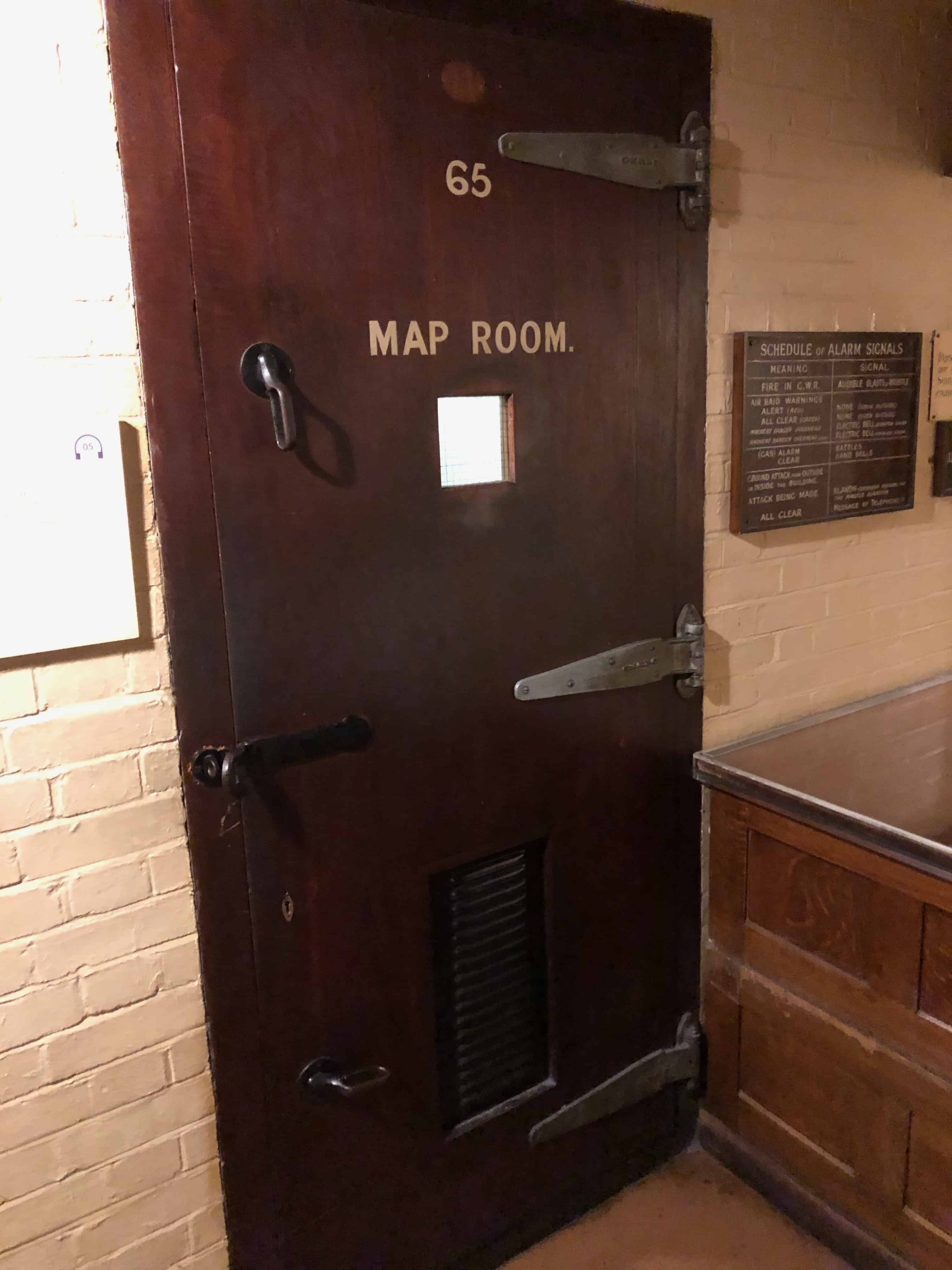 Door to the Map Room