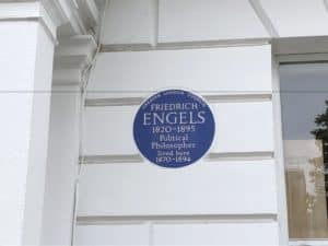 Blue plaque for Friedrich Engels