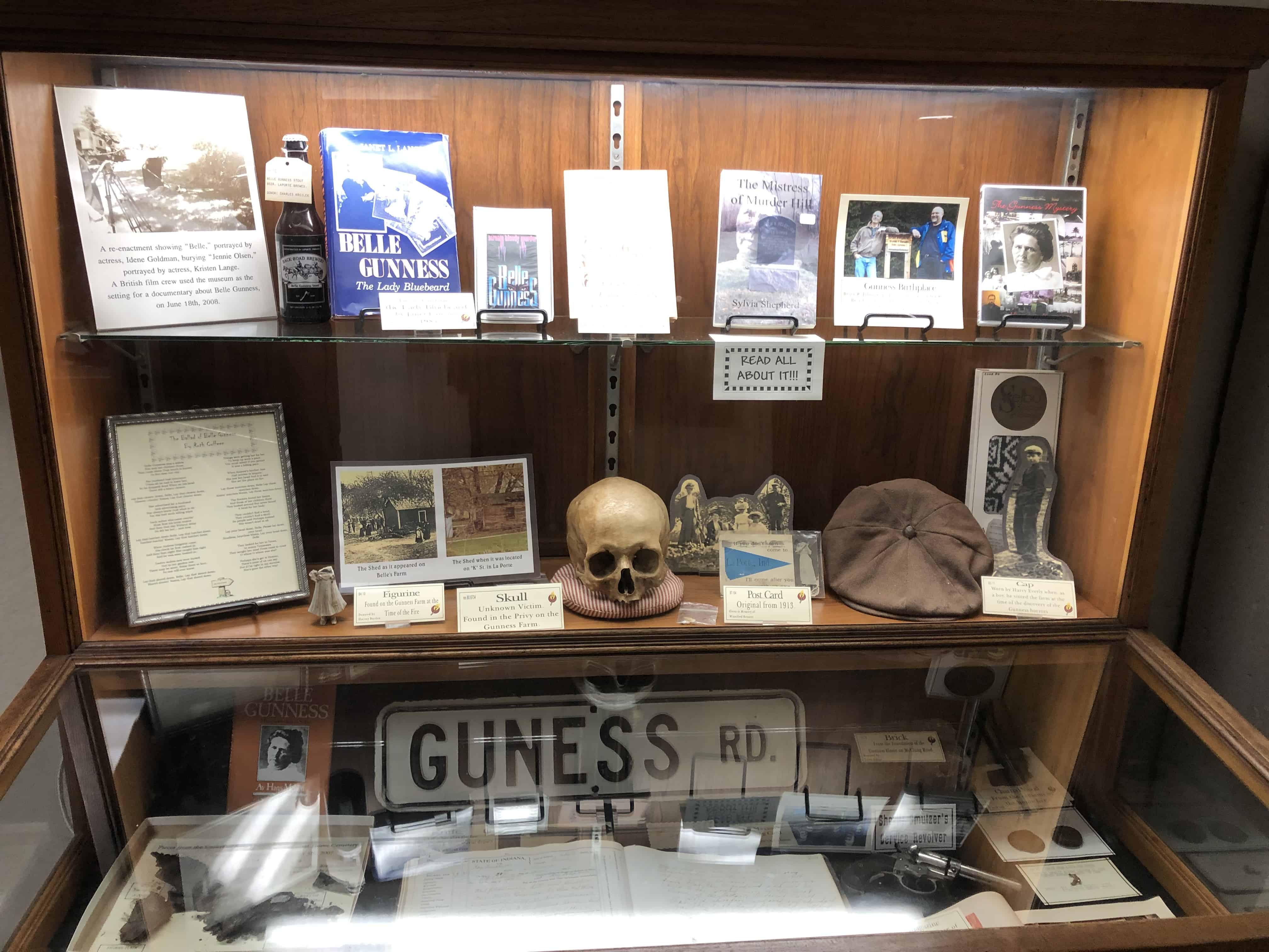 Belle Gunness Exhibit at the La Porte County Historical Society Museum in La Porte, Indiana