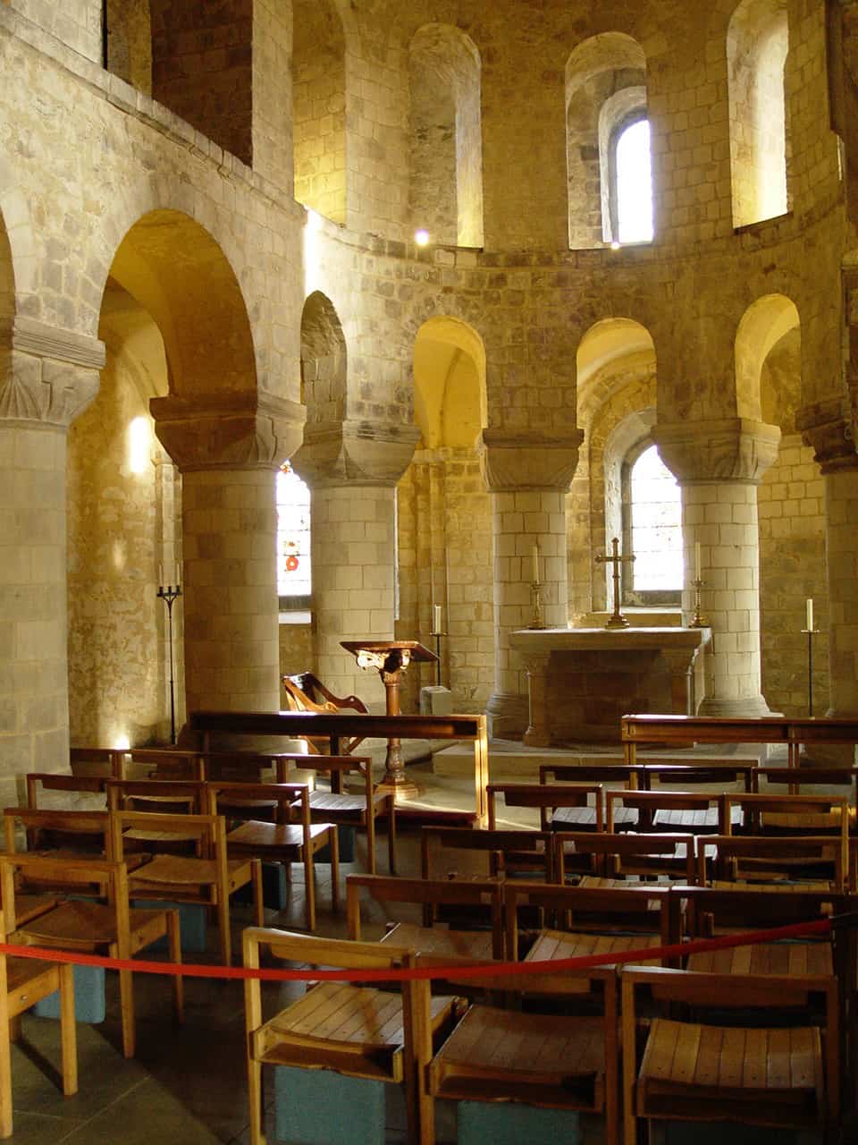 Chapel of St. John at the Tower of London in London, England