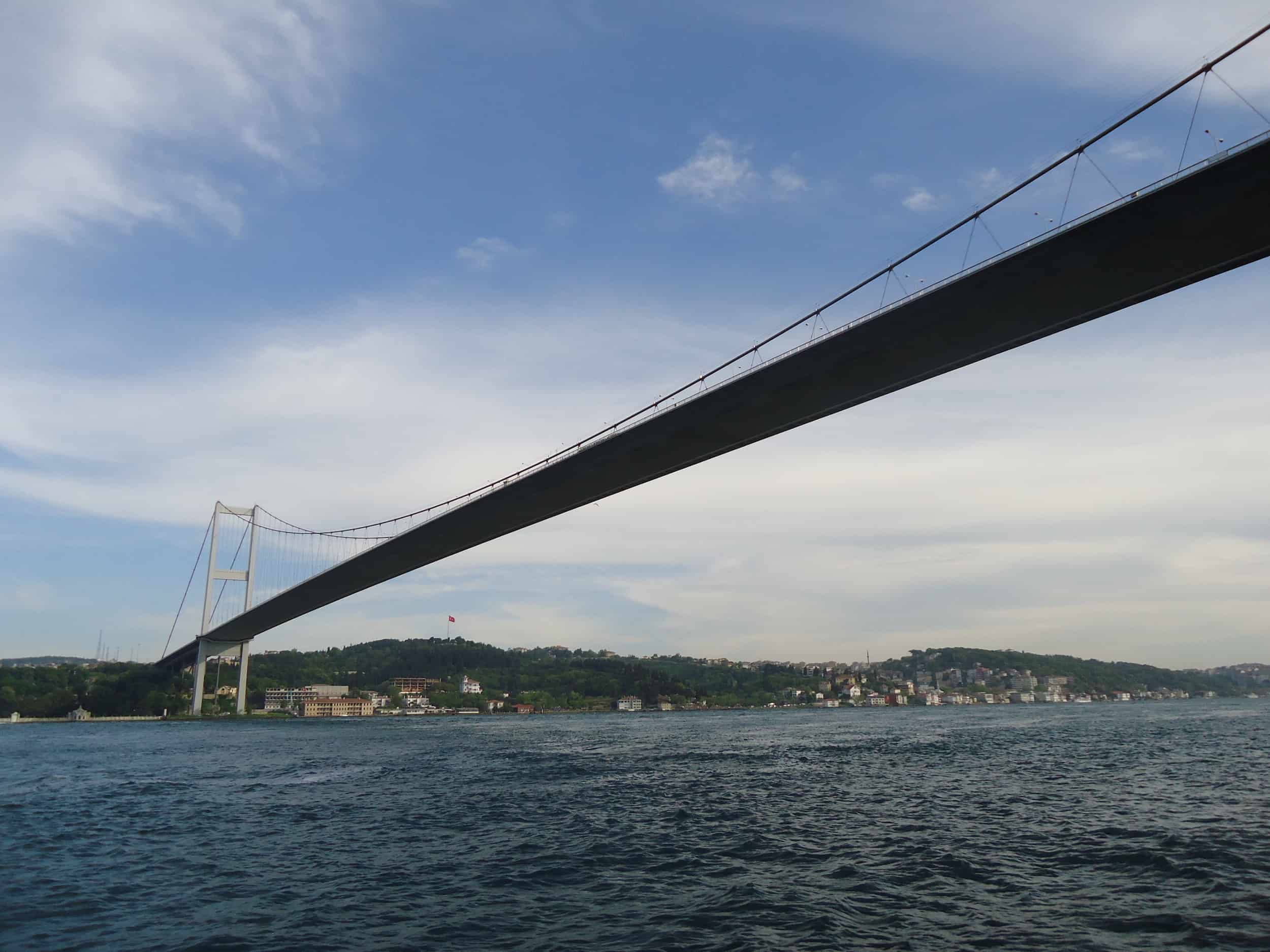 Bosporus Bridge in Istanbul, Turkey