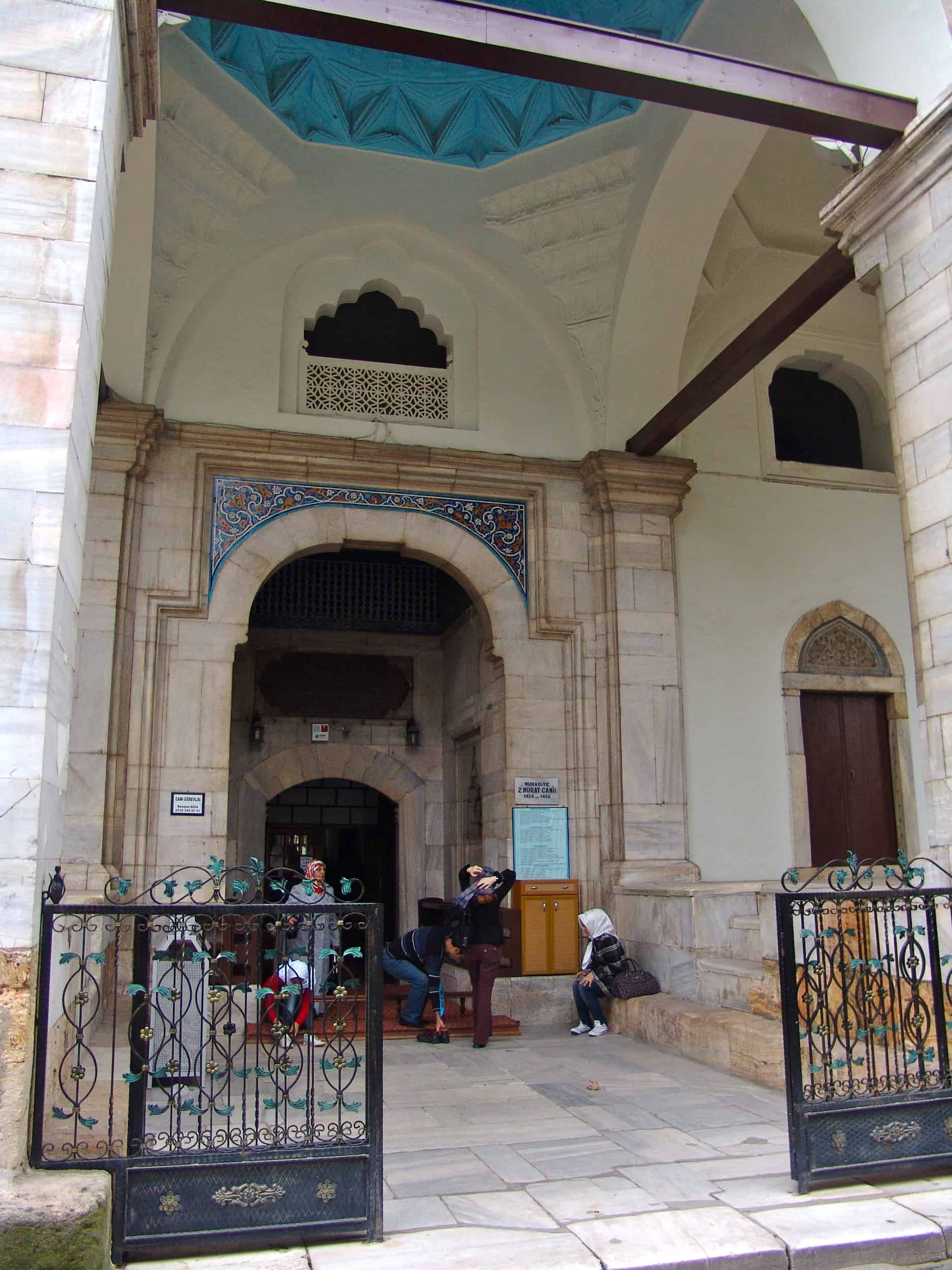 Entrance portal of the Muradiye Mosque