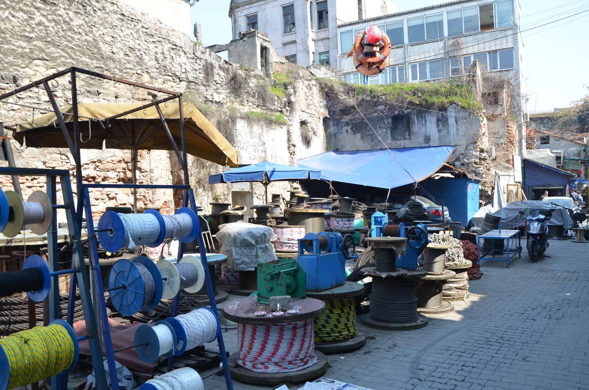 Industrial equipment for sale in Karaköy, Istanbul, Turkey