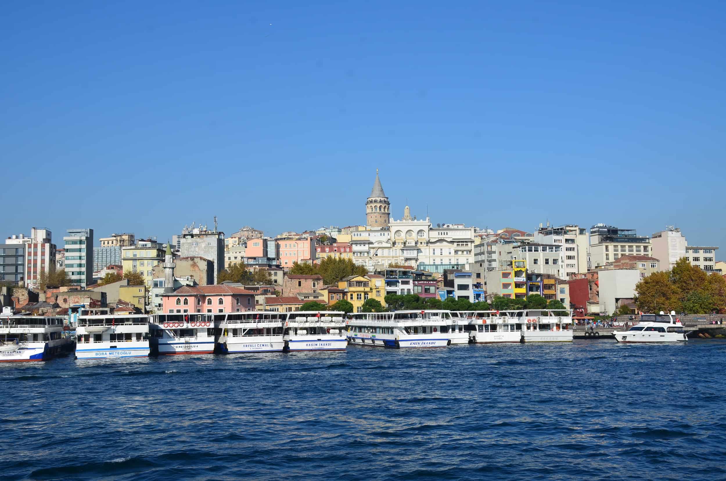 Golden Horn side of Karaköy