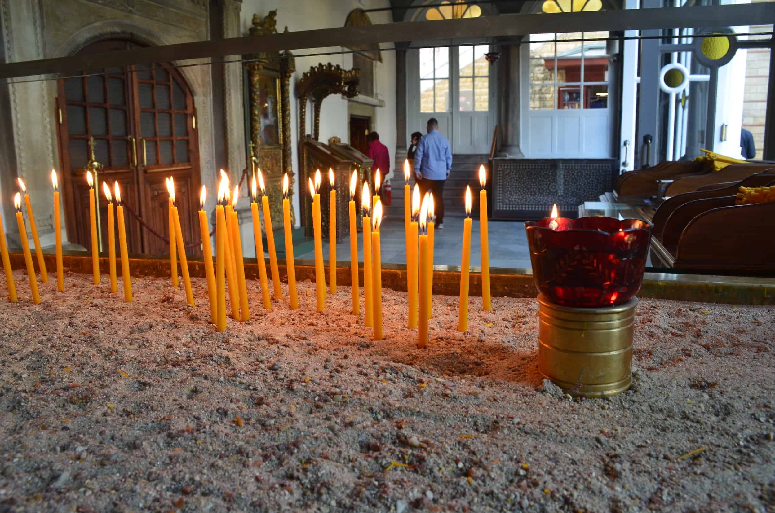 Candles at the Church of St. George