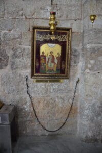 Chain of St. George at the Church of St. George in Lod, Israel